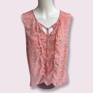 Rose & Olive ruched tank